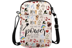 ZJXHPO Wizard TV Show Cross Body Bag You Had The Power All Along My Dear Messenger Bag Cartoon Inspired Shoulder Bag (The Power CB)