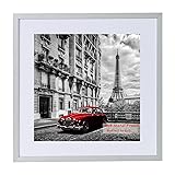 EVQUIT 8 x 8 Metal Picture Frame Aluminum Photo