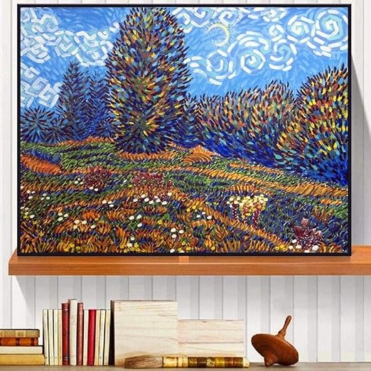 Bdwdhj Póster Vintage Imprime Pintura Al Óleo sobre Lienzo, Arte De