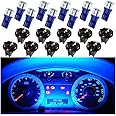 smilfuy 10PCS T10 194 168 LED Light Bulbs, Dash Lights Super Bright with Twist Lock Socket, PC194 PC195 PC160 PC161 PC168 LED Bulbs for Dashboard Instrument Panel Gauge Cluster Light (Blue)