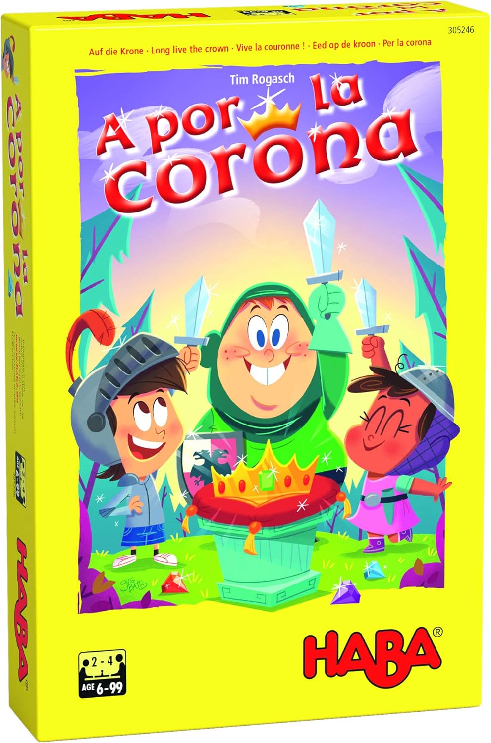 Haba Juego de Mesa A por la Corona-ESP, Multicolor (H305246): Amazon.es: Juguetes y juegos