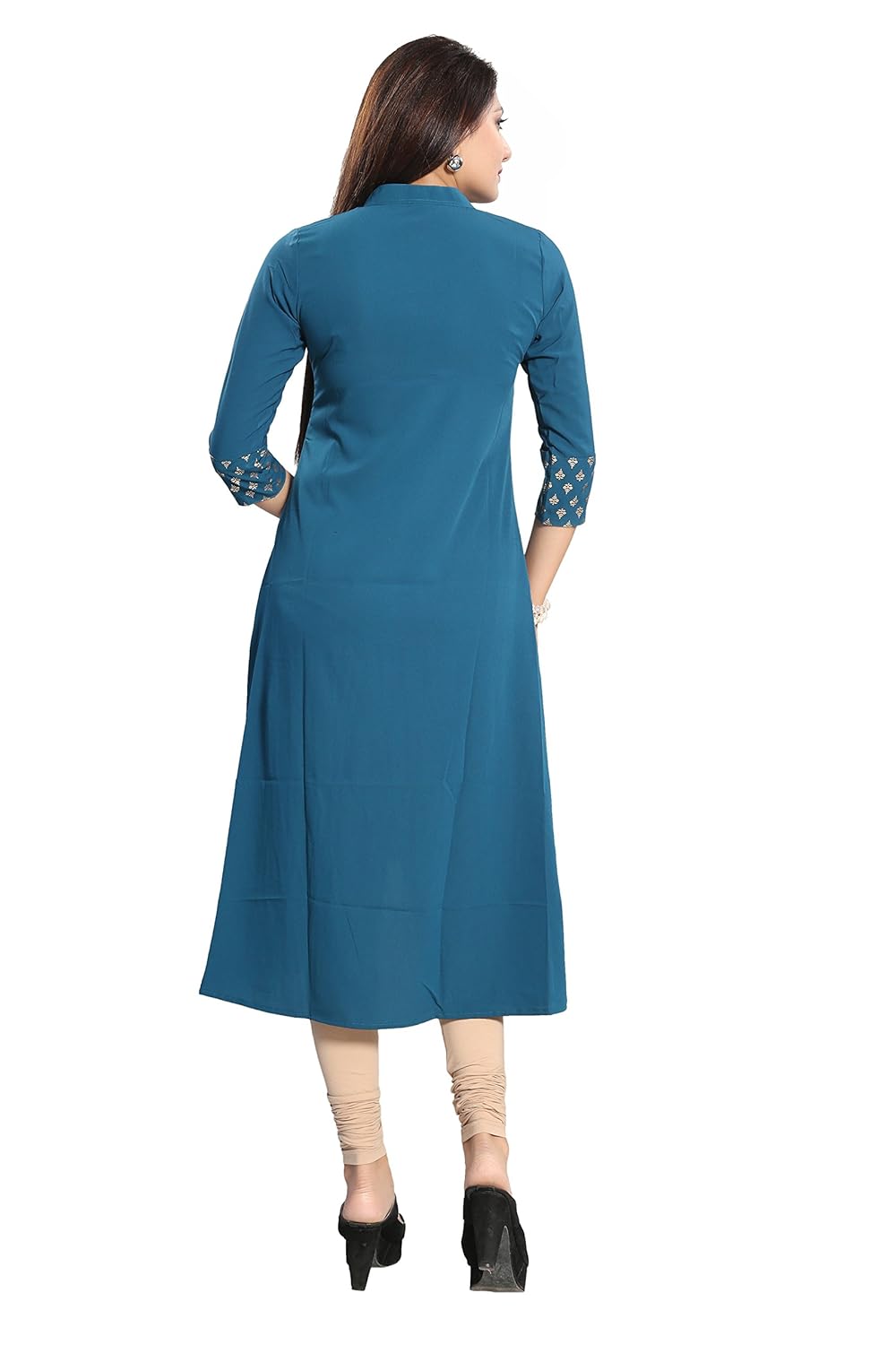 alc creation women's crepe straight kurti