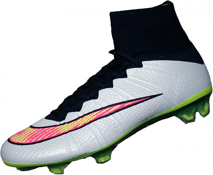 Amazon.com | NIKE Mercurial Superfly FG Mens Football Boots 641858 Soccer Cleats (US 8, White 