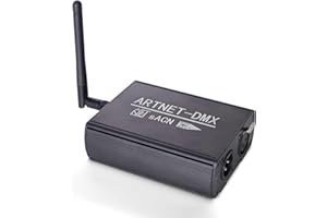 Pknight 2.4G Wireless WiFi DMX Easynode Box 512 DMX Controller with App WiFi-DMX PRO Using ArtNet/sACN Protocol(one Universe)