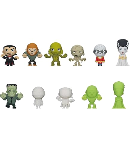 Amazon.com: Universal Monsters 3D Foam Bag Clip, Series 3  Blind Bag (ONE  Random Figure)  Universal Character Keychain/Backpack Accessory | Official  Licensed Merchandise : Toys & Games