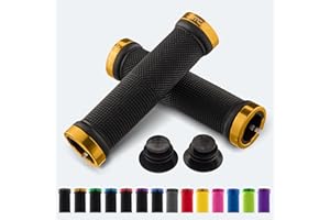 JETCAT Bike Grips, Bike Handlebar Grips, Mountain Bike Grips Handlebar, MTB Grips, Bicycle Grips BMX Grips, Bicycle Handlebar Grips Handles for Adults. Ebike, MTB, Scooter, Lock on