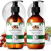 Batana Oil Shampoo and Conditioner Set - Thickening Hair Products for Women and Men with Raw Organic Batana Oil for Hair Growth - Paraben and Silicone Free, 2 x10.56 Fl Oz