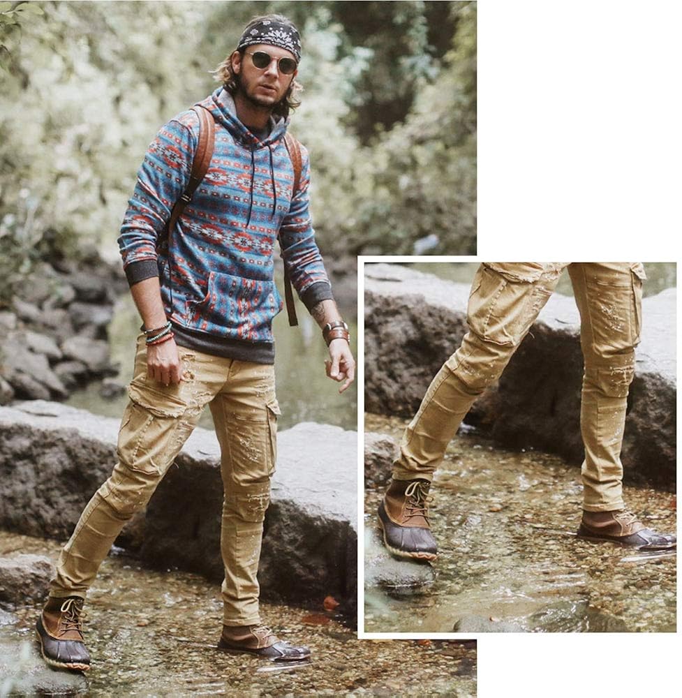  | ALEADER Mens Duck Boot | Waterproof Shell | Fur Lined Insulated Winter Snow Boot | Snow Boots
