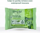 Simple Kind to Skin Eye Makeup Remover Pads Waterproof Mascara 30 Count view 4