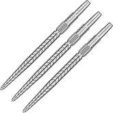 Target Darts Swiss Point Dart Points, RVE (3 Pack Set of Tips) 26MM/30MM/35MM/40MM &ndash; Gold/Silver/Black | Change Dart Points, Swiss Storm Points, Professional Darts Accessories