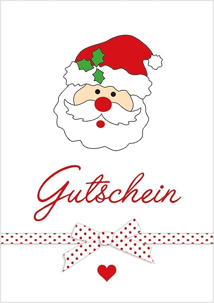 Erhältlich Im 1Er 4Er 8Er Set. Lustiger Weihnachts-Gutschein, Auch Zum