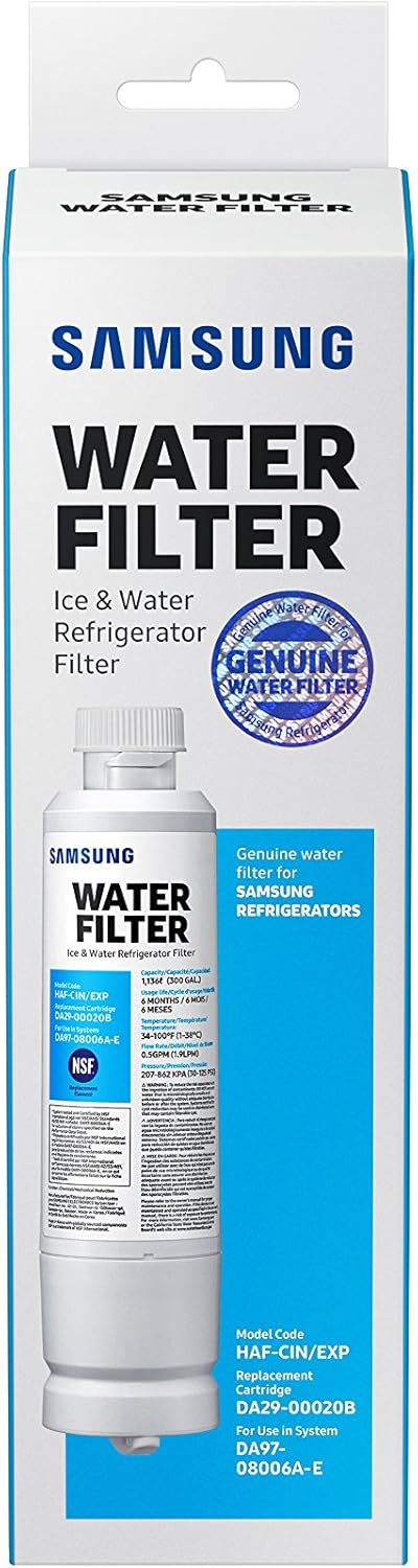 Samsung Electronics HAFCIN Samsung DA29-00020B Refrigerator Water Filter, 3 Pack, White: Kitchen & Dining