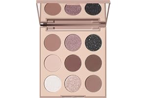 Morphe 9M Midnight Dune Artistry Palette - Cool-Toned Makeup Palette with Matte and Shimmer Finishes - Highly Pigmented Eye Makeup with a Blendable & Buildable Formula (0.35 oz)