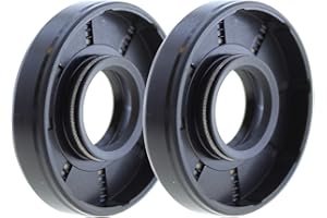 TERACHE Rotary Shaft TC Oil Seal 20x52x7 NBR Double Lip with Garter Spring [Set of 2]