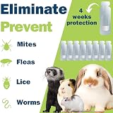 Naqua Anti-Parasite Spot On x8 for Rabbits Guinea Pigs Ferrets Rats Chinchillas view 3