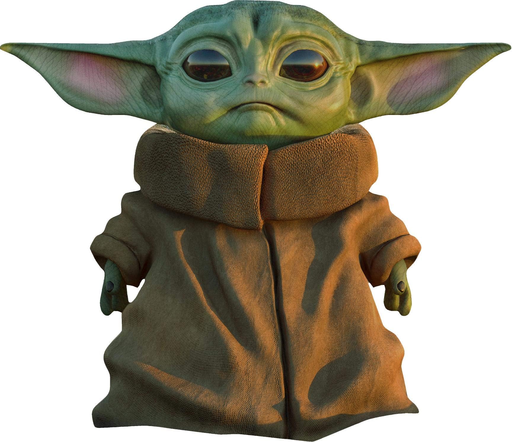 12" Baby Yoda Wall Decal Mandalorian Sci Fi Star Fantasy Wars Removable Vinyl Wall Sticker - 12” Wide x 10” Tall