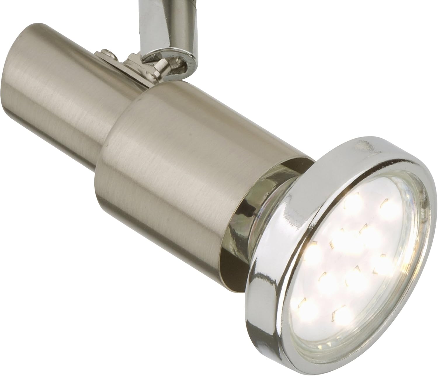 BRILONER Bedroom Metal LED Ceiling Lights with 6 Bulbs, Matt-Nickel, GU10, 3 W - Image 4