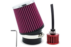 WNOOENG Mini bike Upgraded Air Filter Kit for Predator 212cc Coleman CT200U CT200U-EX BT200X KT196 196cc Baja Warrior MB165 MB200 Mini Bike Go Kart 224cc 420cc Hond GX160 GX200 GX390 Engine Performance Parts