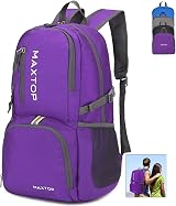 MAXTOP 50L Ultra Lightweight Packable Backpack Wet Pocket Foldable Rucksack