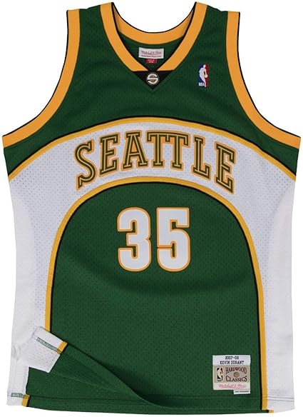 Kevin Durant Seattle Supersonics Mitchell Ness Nba Throwback Jersey Green Amazon De Bekleidung