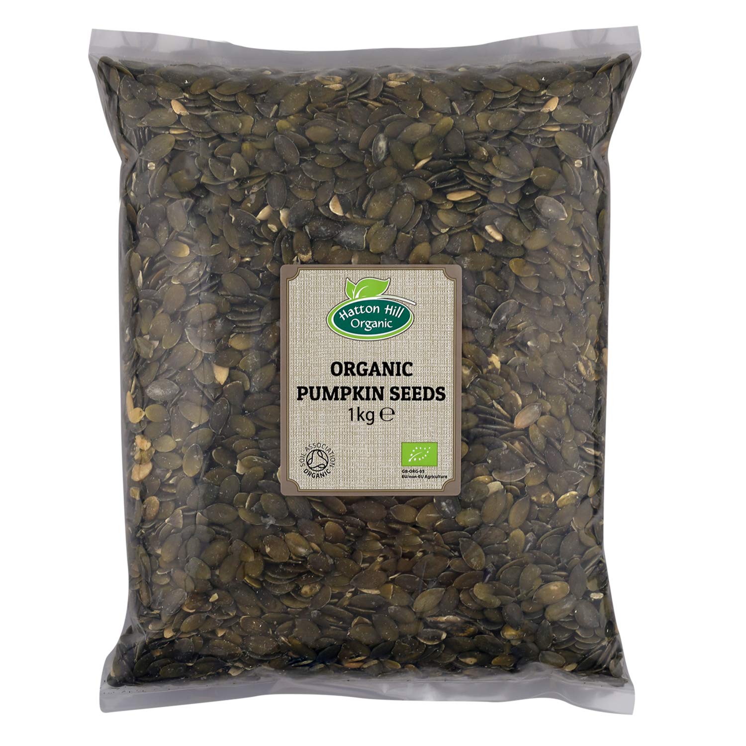 Organic Pumpkin Seeds 1kg by Hatton Hill Organic Free UK Delivery