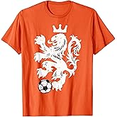 Netherlands Lion Dutch Orange Soccer Fan Men Women Kids T-Shirt
