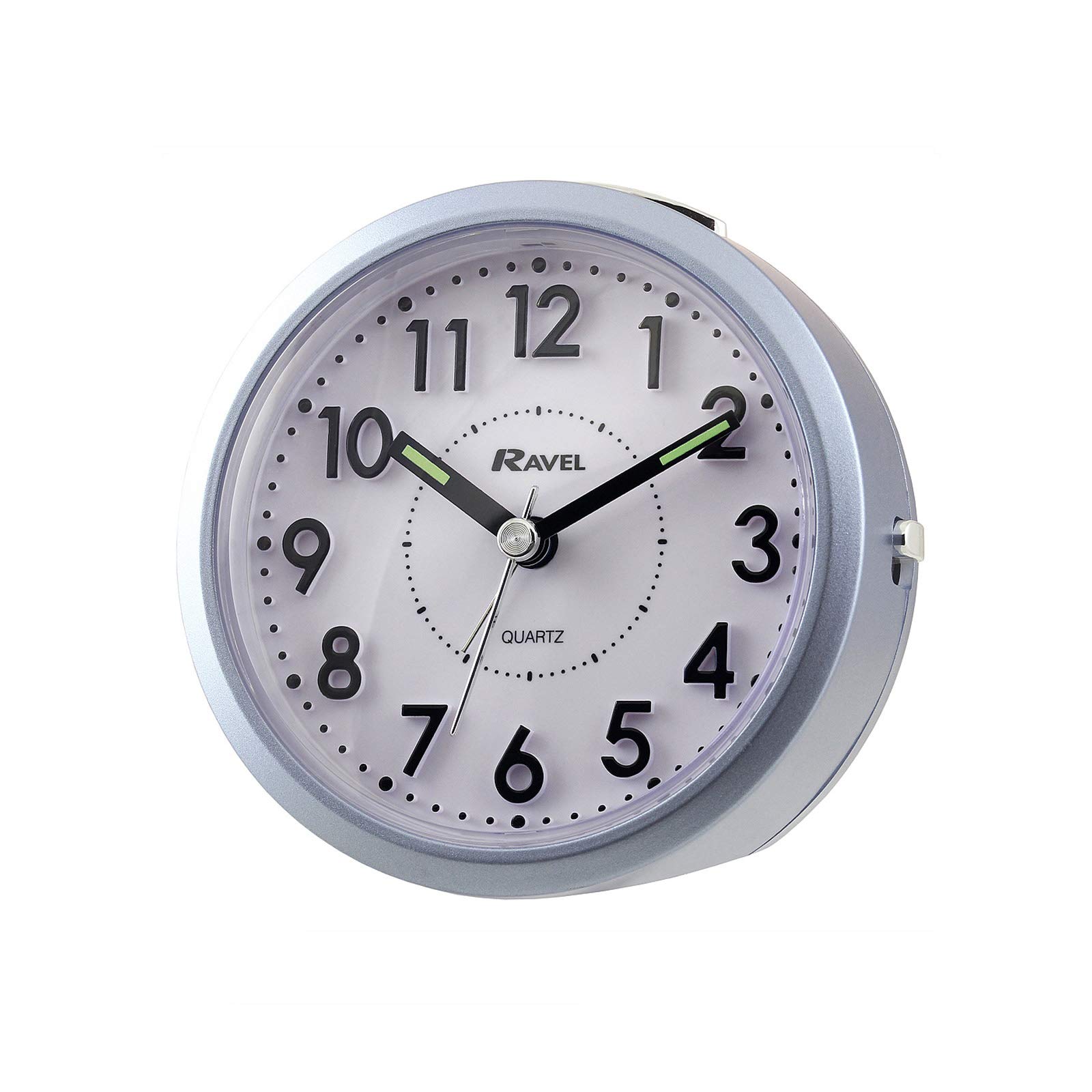 Ravel - Ruxley 3D Quartz Alarm Clock - Metallic Blue