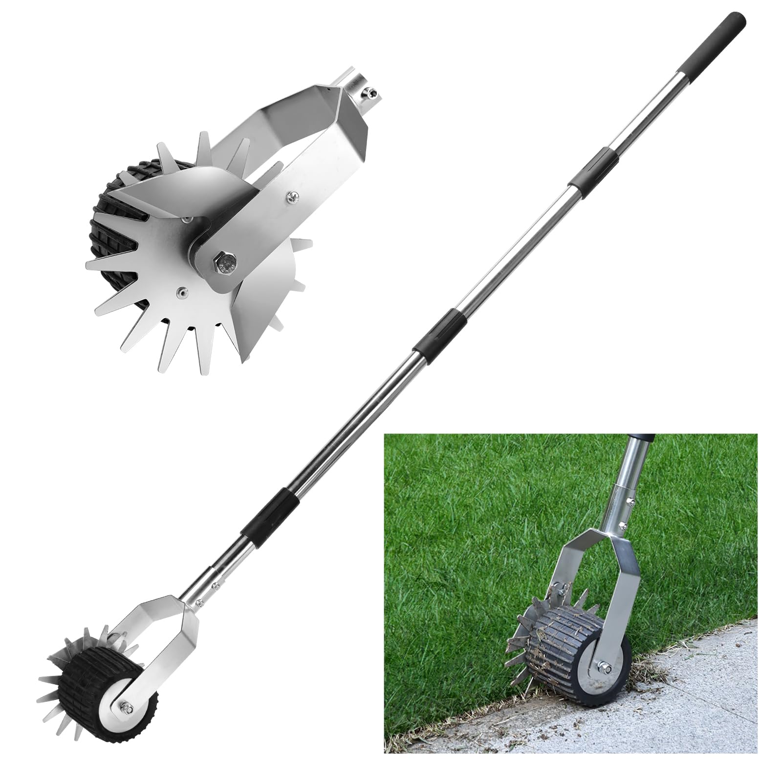 Mua Wheel Rotary Manual Edger Lawn Tool, Hand Edger Lawn Tool Made of Stainless Steel