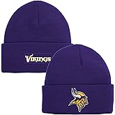 NFL Kids Youth 8-20 Officially Licensed Sideline Sport Knit Cold Weather Cuffed Beanie Hat