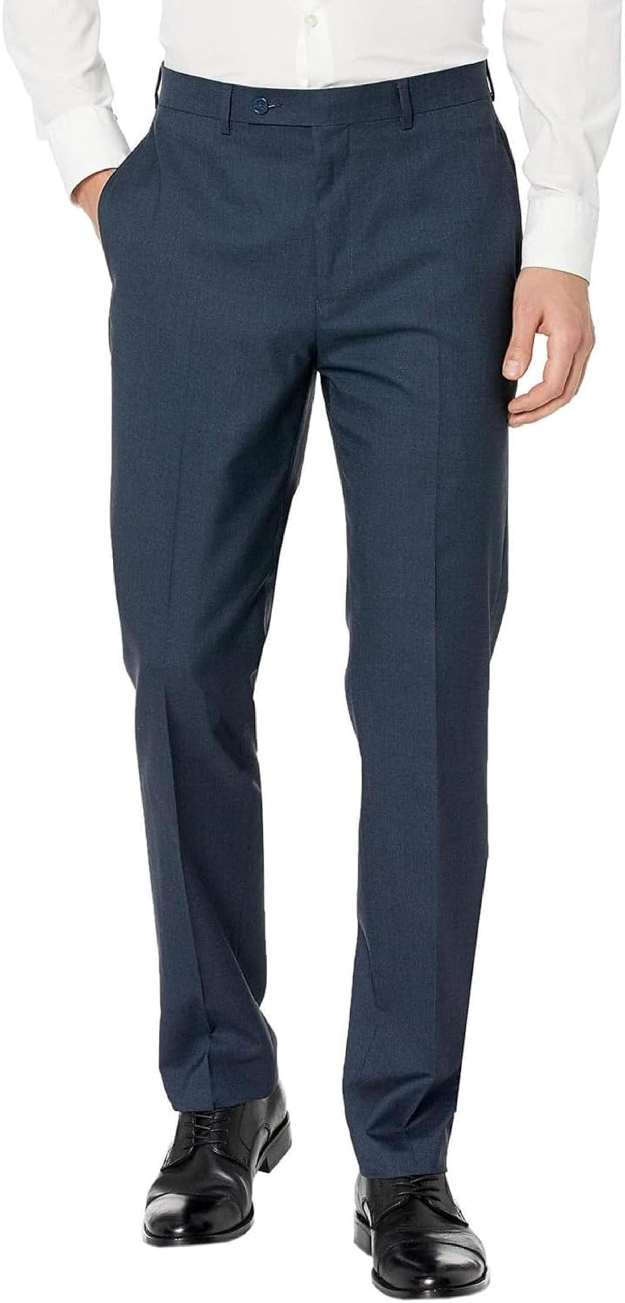 Calvin Klein Men’s Slim Fit Suit Separates | Wool Jacket & Pants for Customized Sizing | Tailored Mens Suit with Notched Lapel, Button Closure & Welt Pockets | Versatile Suits for Men Navy