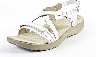 easy spirit womens white sandals