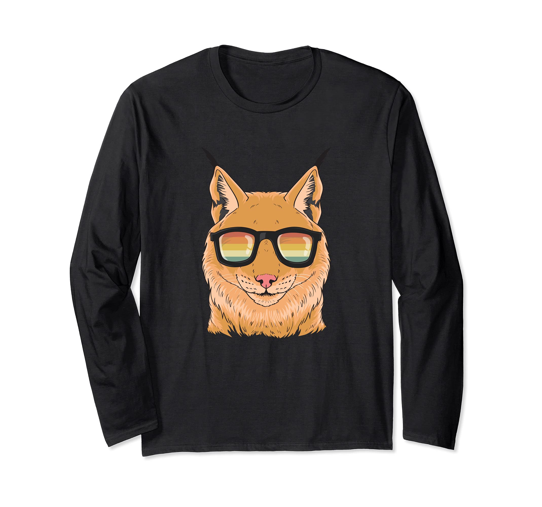 Lynx Wild Cat Forest Long Sleeve T-Shirt
