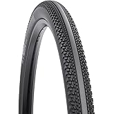 WTB Vulpine S Gravel Bike Tire (700c) Tubeless Folding - Racing Tire w/Slick Centerline - SG Puncture Protection (Black/Tan)