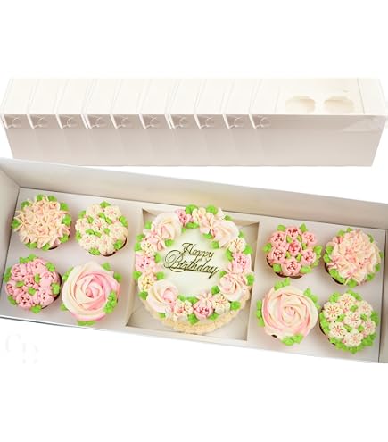 Amazon.com: Chaney Depot LLC Bento Cake and Cupcake box with 8 Amazon.com: Chaney Depot LLC Bento Cake and Cupcake box with 8