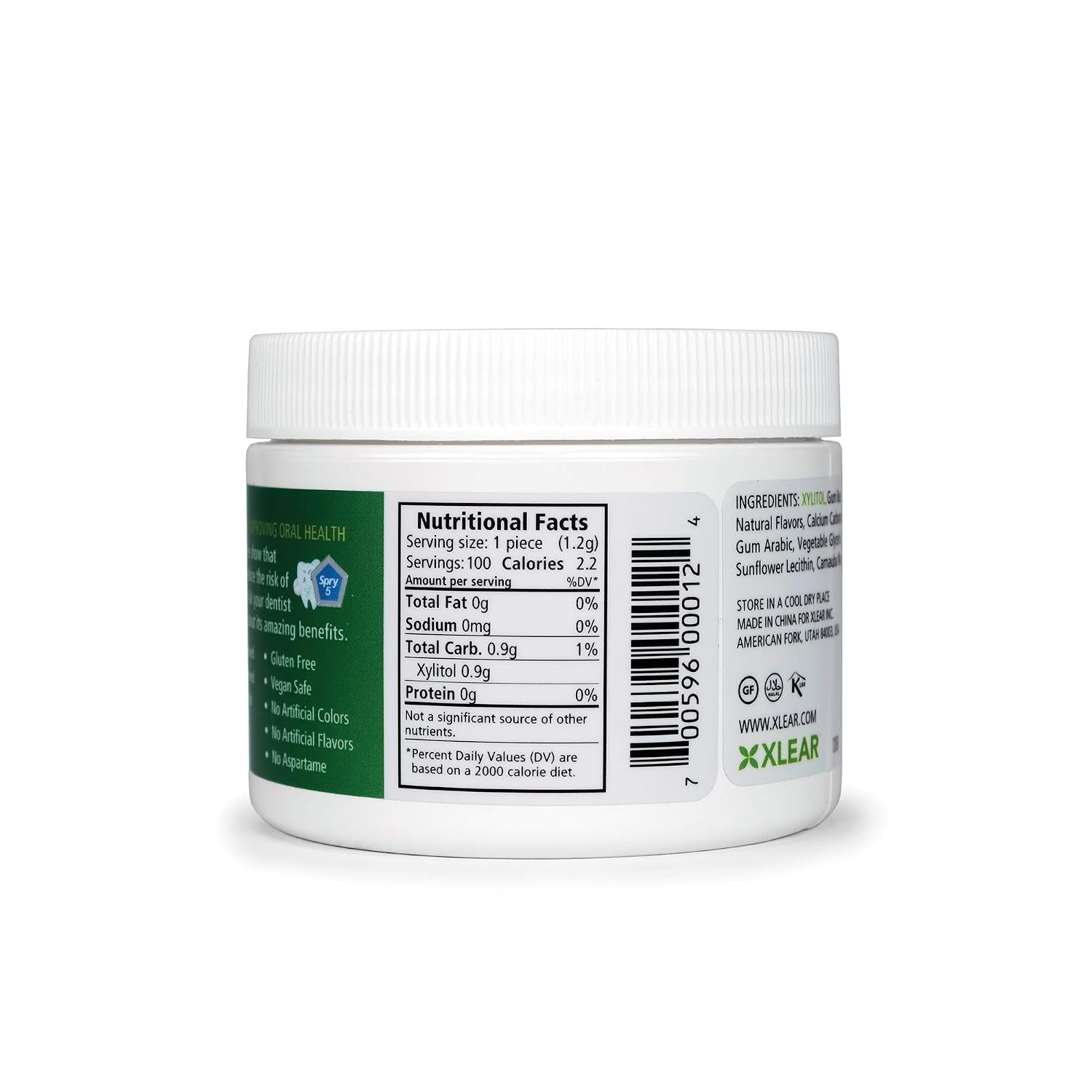 Spry Fresh Natural Xylitol Chewing Gum Dental Defense System, Aspartame-Free, Sugar-Free, Non-GMO, Gluten-Free (Spearmint - Image 5