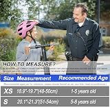 XJD Toddler Bike Helmet CE EN 1078 2-5 Years Pink XS Safety Certified view 5
