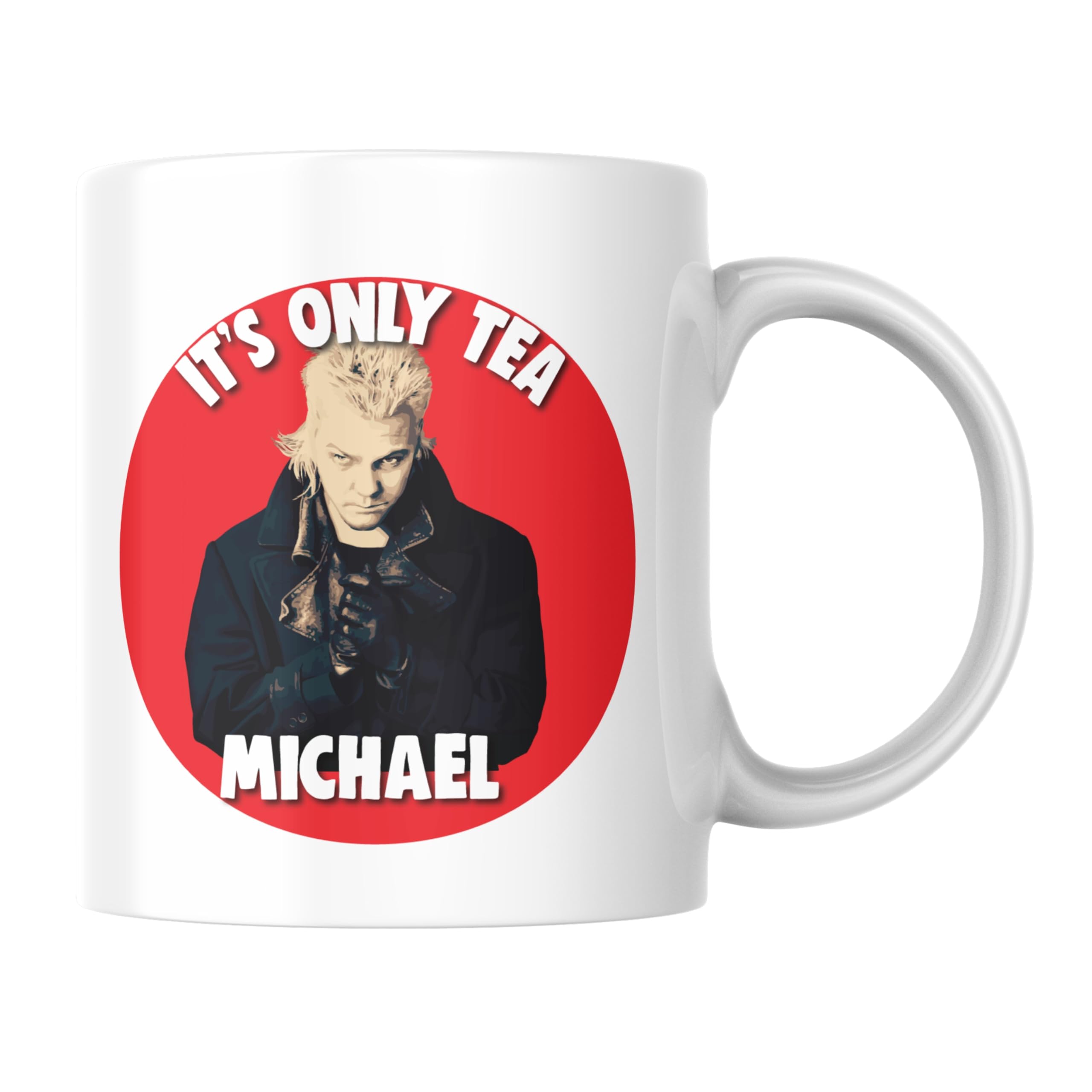 Funny Mug, David The Lost Boys, Retro 80s, Film Lover, Movie Merchandise - It's Only Tea Michael CMUG36
