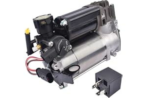 GELUOXI 2203200104 Airmatic Air Suspension Compressor Pump Compatible with 2000-2009 Mercedes Benz W220 W211 W219 S211 2113200304