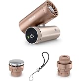 Shark ChillPill 3-in-1 Fan, Mist and Cooling Plate, Iced Latte, FA022BR | 3-in-1 Cooling System, Handheld or Wearable, Drops Skin Temp up to 16&deg;, Indoor + Outdoor Dry-Touch Mist, 10 Speeds