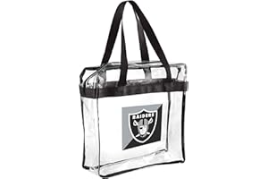 FOCO NFL Clear Stadium Messenger Bag for Football Game - Vinyl