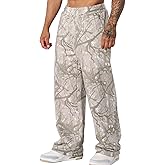 DIOTSR Mens Baggy Pants Athletic Graphic Print Joggers Workout Streetwear Sweatpants with Pockets