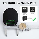 YOUSHARES Mic Cover Foam for Rode Wireless Go II Pro Windscreen Black view 6