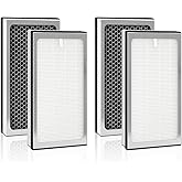 Fylmir MA40 Replacement Filter Compatible with MA Air Purifier 40 Series MA40 MA40W MA40B,3-In-1 Filtration System of MA40,H13 True HEPA Filter with Activated Carbon Filter,4 Pack