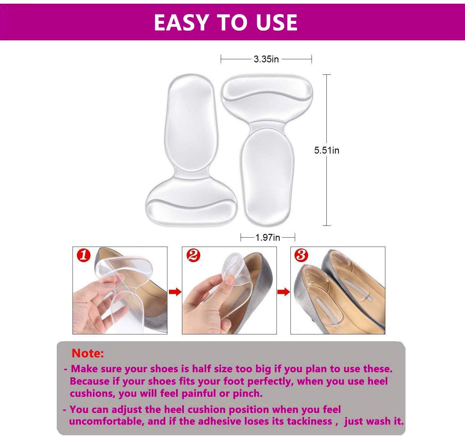 shoes 1 size too big