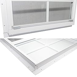 NeatiEase 2 Pack Shed Window, 24" x 36" Flush Mount
