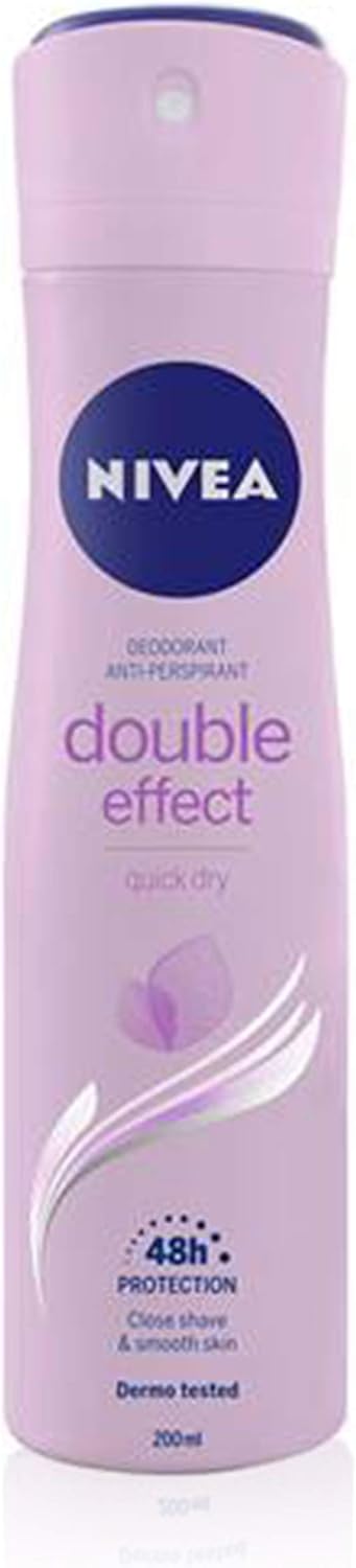 Nivea Double Effect Deodorant, 200 ml (Pack of 1)