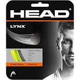 HEAD Lynx Tennis Racket String, 40' Set, 18G, Yellow
