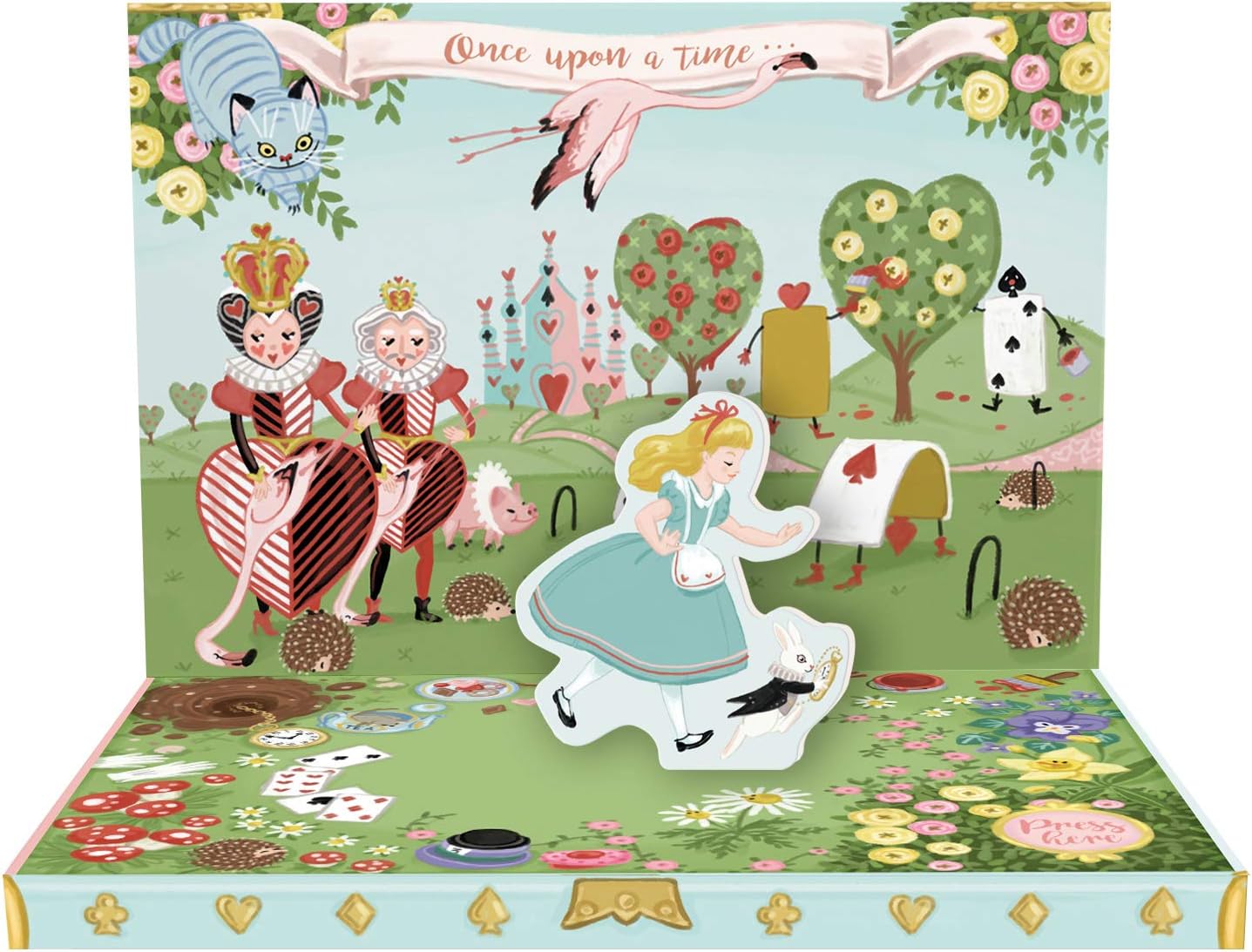 Adventures In Wonderland Music Box Card