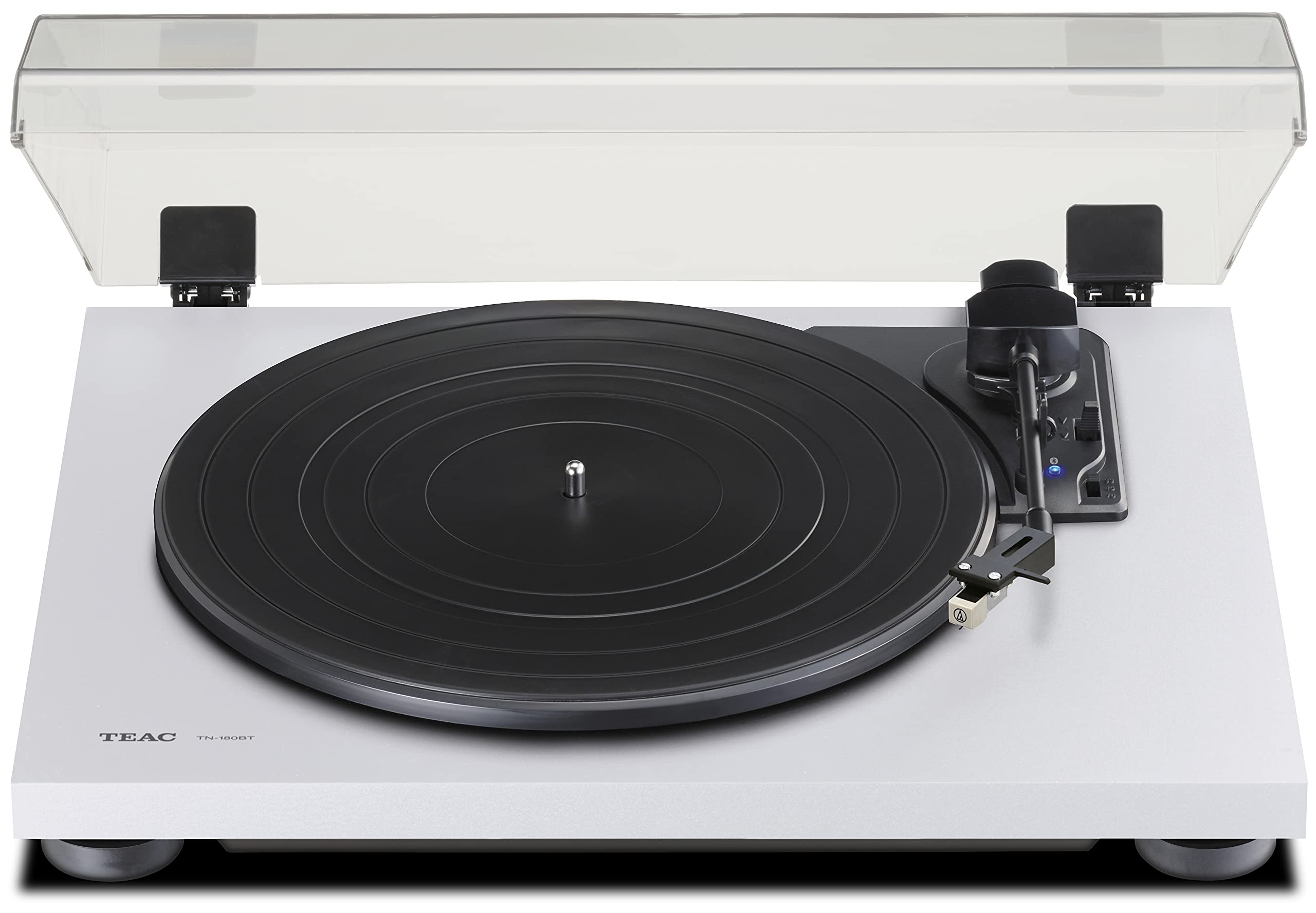 TEAC TN-180BT-W 3-Speed Analog Turntable with Phono EQ and Bluetooth - White