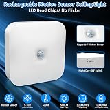 Toowell 10000mAh Rechargeable Motion Sensor Ceiling Light view 4